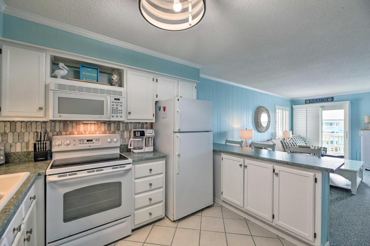 Beachfront Condo With Boardwalk And Pool Access! Atlantic Beach Exterior photo