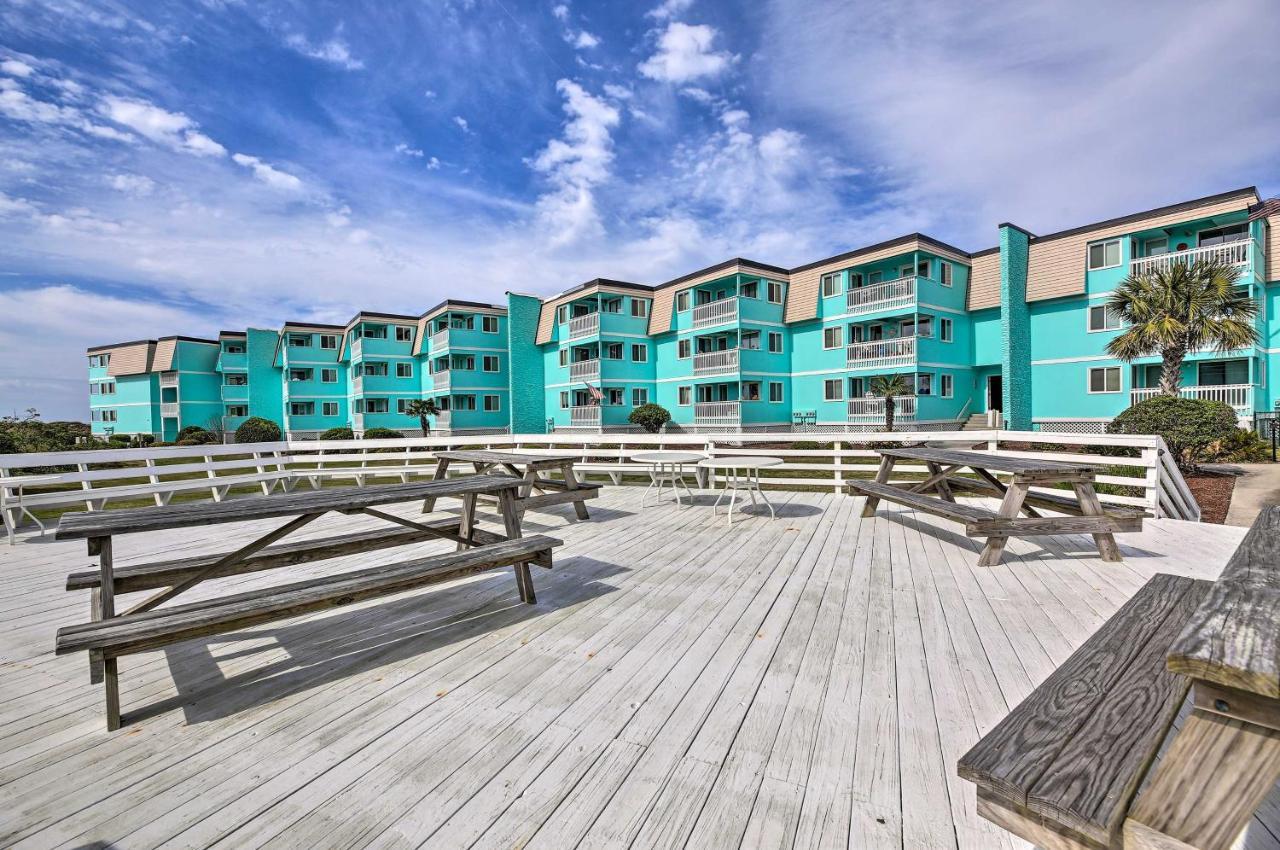 Beachfront Condo With Boardwalk And Pool Access! Atlantic Beach Exterior photo